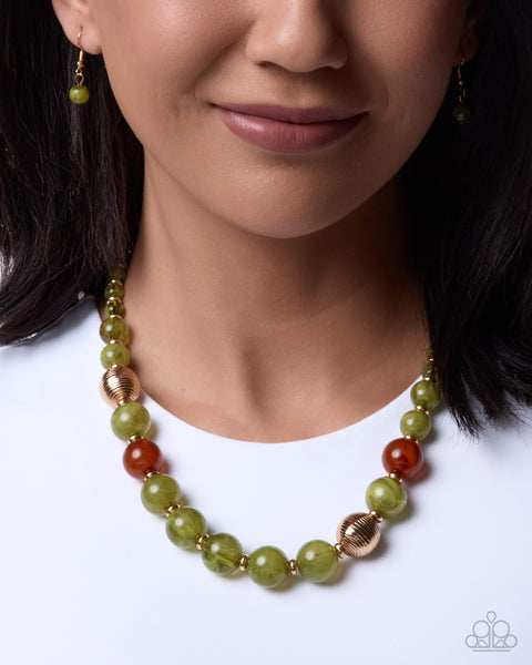 COMING SOON Paparazzi 
Style Specialty - Green Necklace