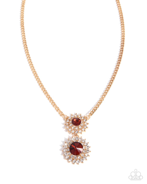 COMING SOON Paparazzi 
Elaborate Ethics - Brown Necklace
