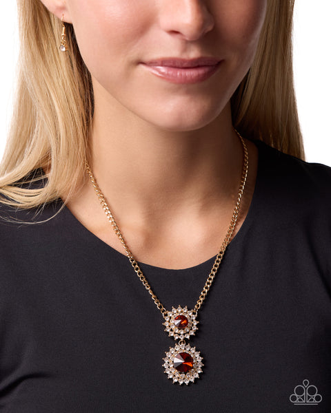 COMING SOON Paparazzi 
Elaborate Ethics - Brown Necklace