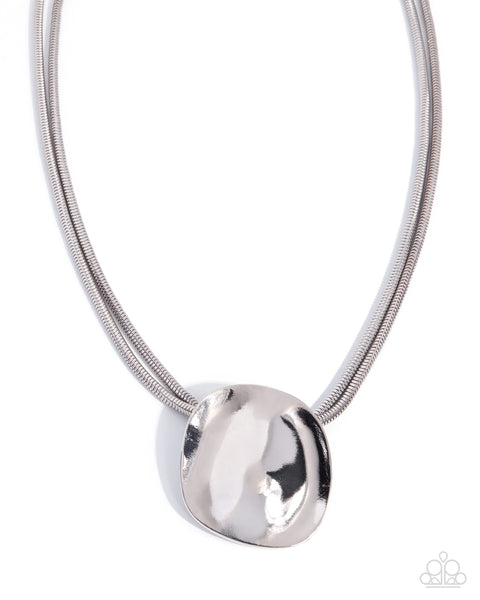 COMING SOON Paparazzi 
Longitudinal Legacy - Silver Necklace