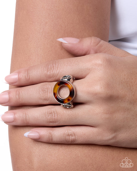 COMING SOON Paparazzi Telltale Tortoiseshell - Brown Ring