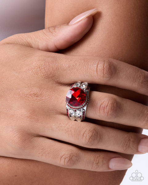 COMING SOON Paparazzi Strong Shimmer - Red Ring