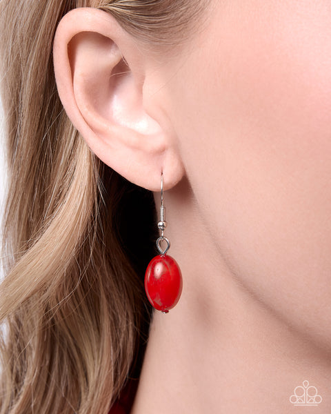 COMING SOON Paparazzi 
Malibu Manner - Red Necklace