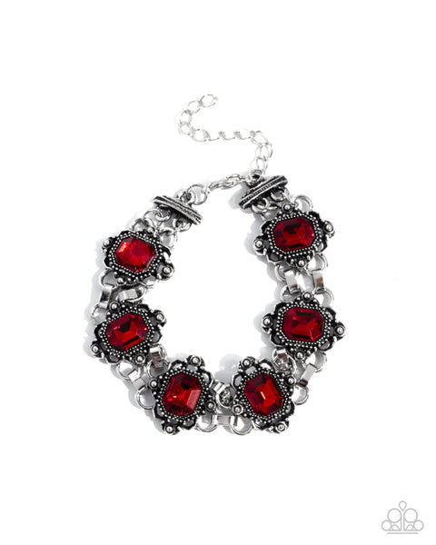 COMING SOON Paparazzi Brief Bloom - Red Bracelet