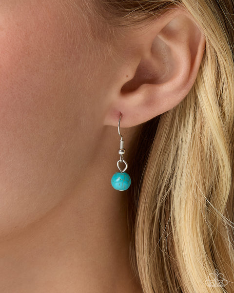 COMING SOON Paparazzi Stony Suite - Blue Necklace