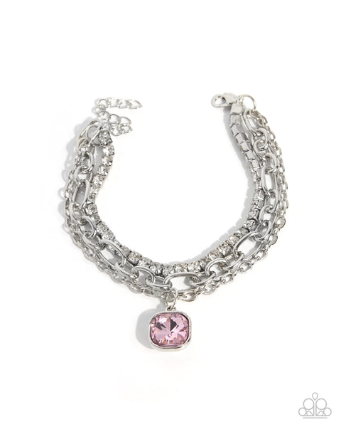 COMING SOON Paparazzi Poised Production - Pink Bracelet