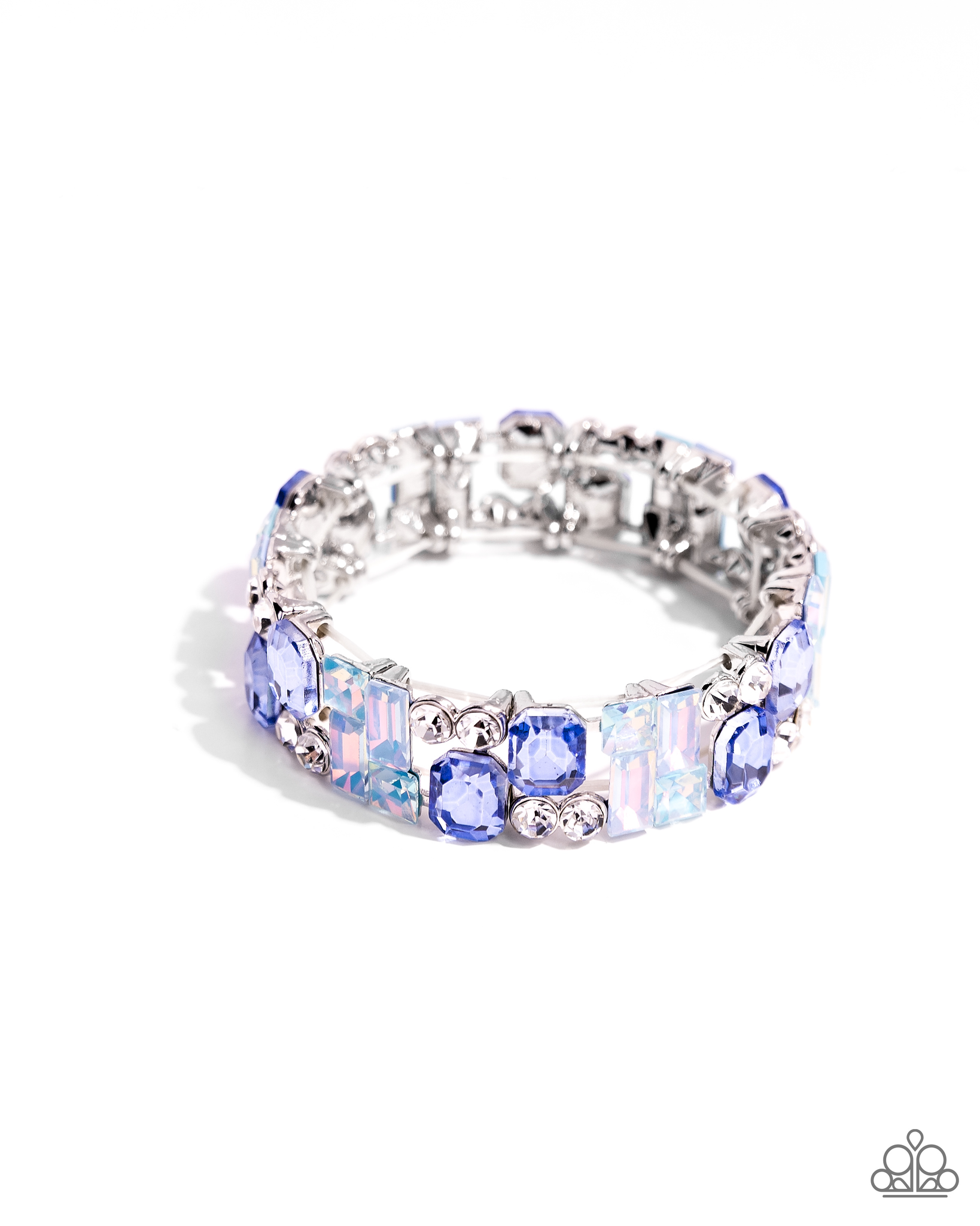 Paparazzi Scattered Showcase Multi Blue Bracelet