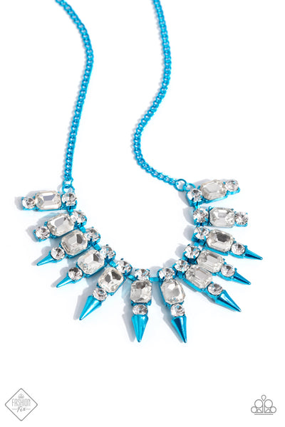 Paparazzi Punk Passion - Blue Necklace