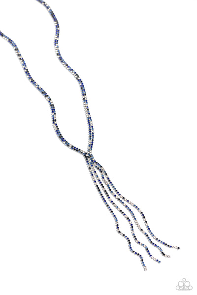 Paparazzi Jazz STRANDS - Blue Necklace