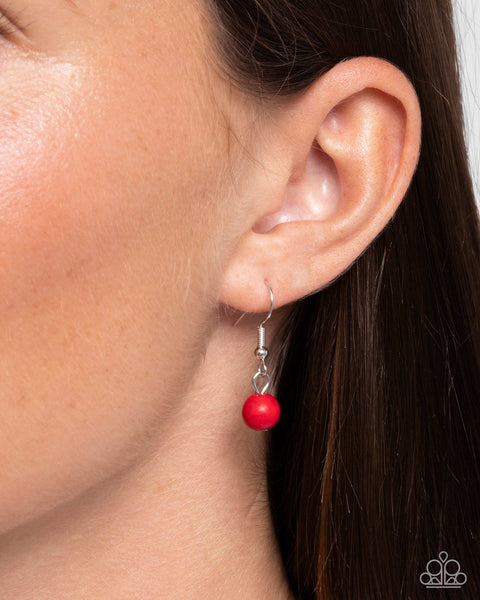Paparazzi Romantic Refuel Necklace, Terra Throwdown & Prehistoric Paradise Bracelet Red Set