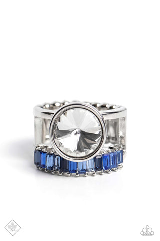 Paparazzi Balanced Bravura - Blue Ring