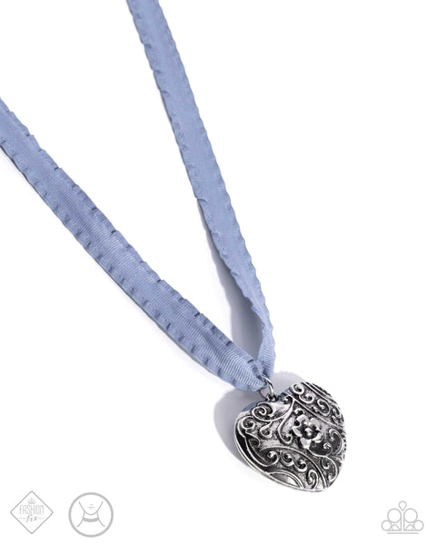 Rustic Ranking Necklace Blue