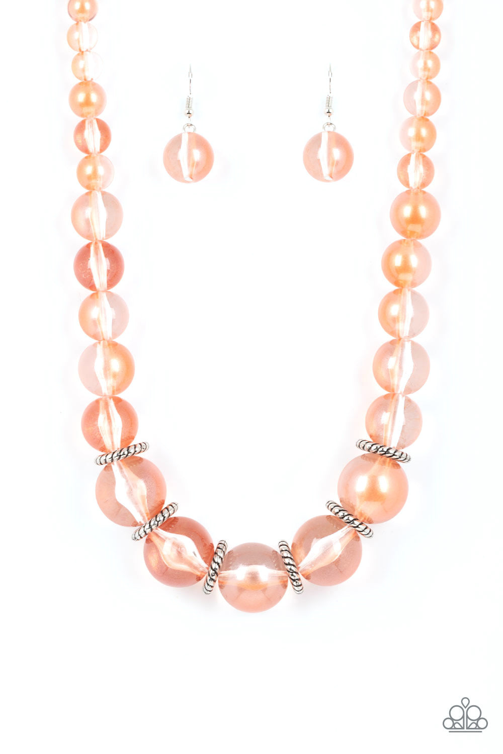 Paparazzi Marina Mirage - Orange Necklace