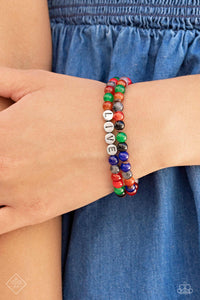Paparazzi Bead That As It May Red Bracelet