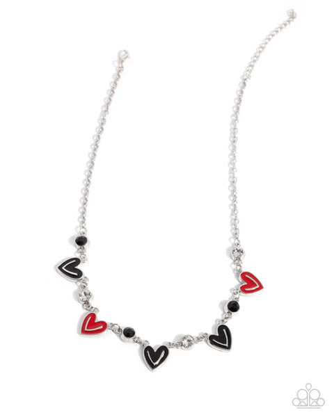 Friendly Fashion Bracelet and Friendly Fashion Finale Necklace Set Black