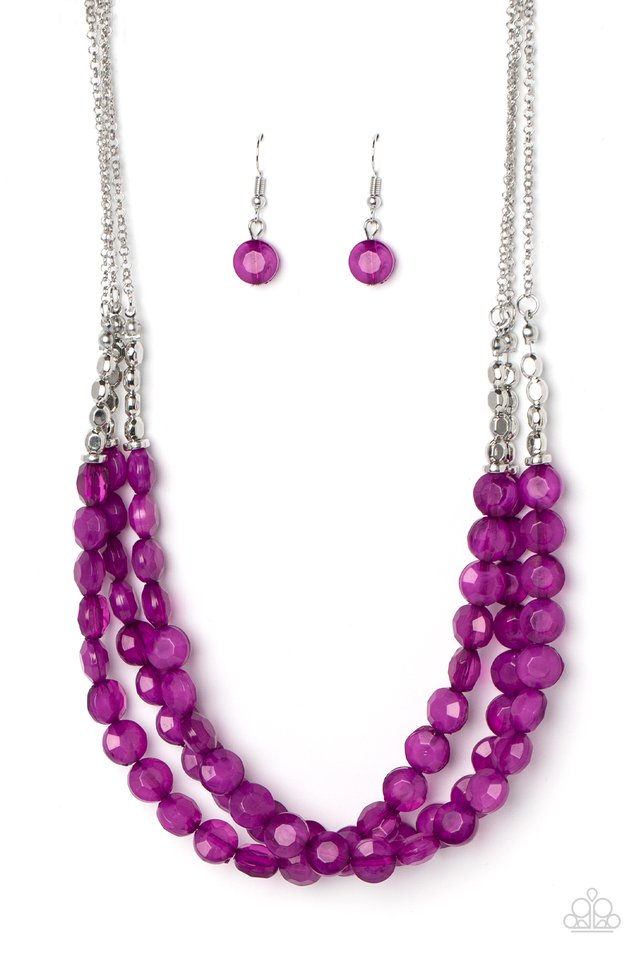Paparazzi Pacific Picnic Necklace Purple
