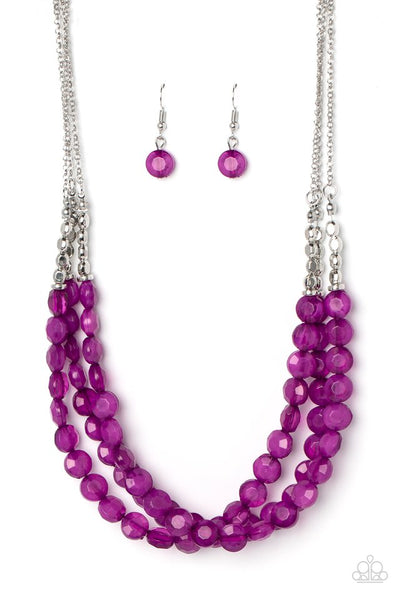 Paparazzi Pacific Picnic Necklace Purple