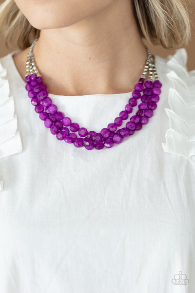Paparazzi Pacific Picnic Necklace Purple