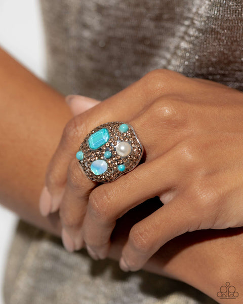 Paparazzi Active Artistry Blue Ring