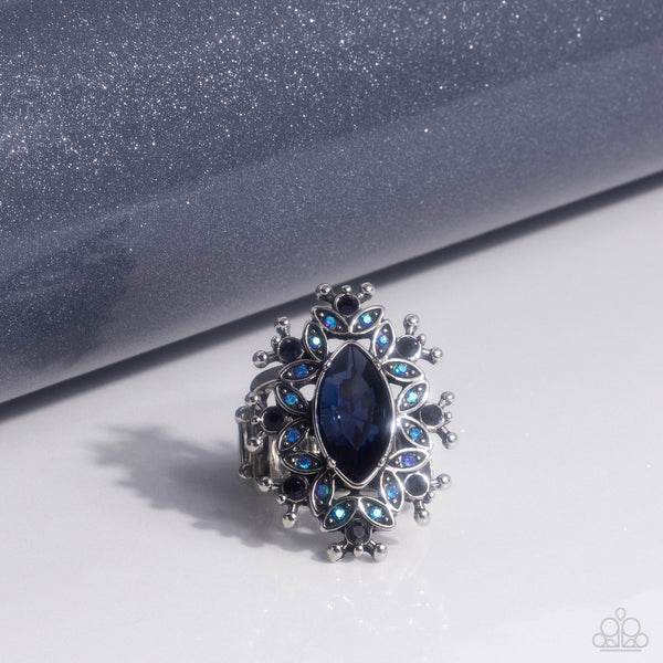 Paparazzi Elaborate Effect Ring Blue