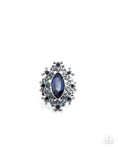 Paparazzi Elaborate Effect Ring Blue