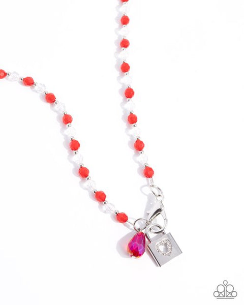Pauline Match Necklace Red