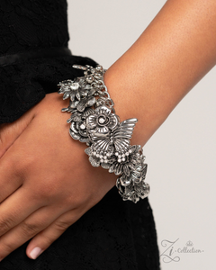 Paparazzi Intentional Impression Butterfly 2024 Zi Bracelet Silver