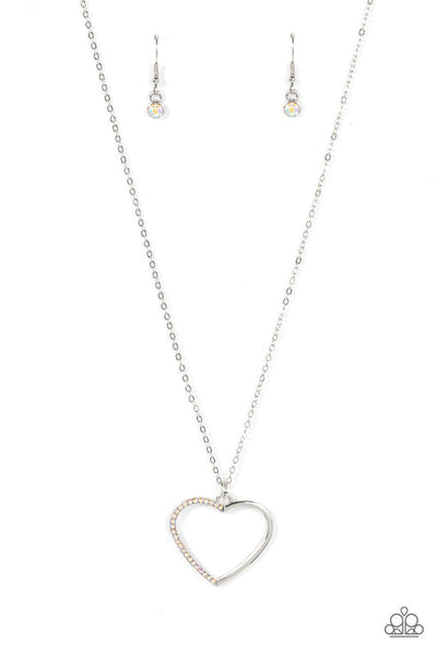 Paparazzi Love to Sparkle Multi Heart Necklace