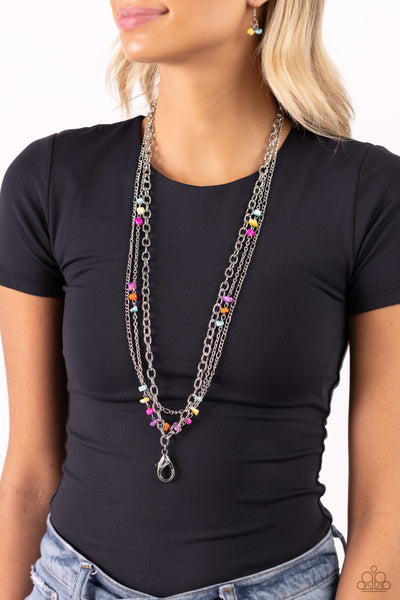 Paparazzi Seize the Stacks - Multi Lanyard Necklace