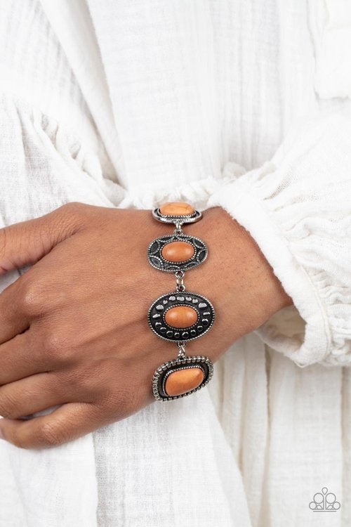 Paparazzi Taos Trendsetter Brown Bracelet