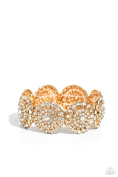Paparazzi Executive Elegance - Gold Bracelet