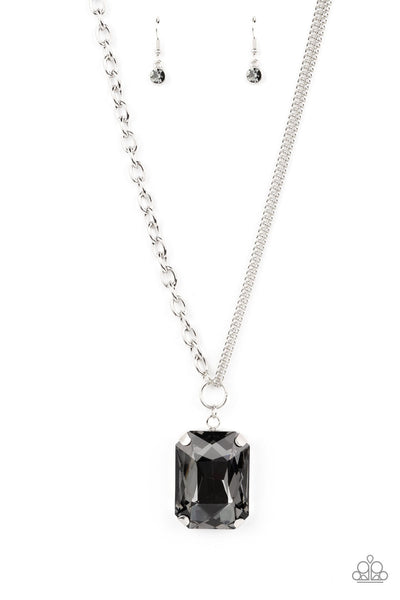 Paparazzi Instant Intimidation Silver Necklace