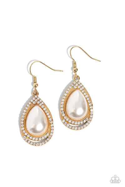 Paparazzi Effortless Elegance Pearl Earrings