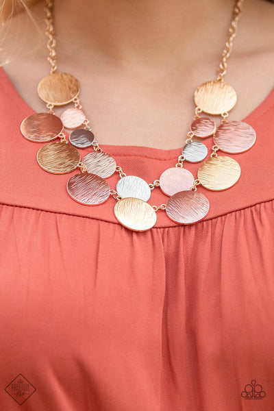 Paparazzi Stop and Reflect Necklace & Dream Sheen Earrings Multi
