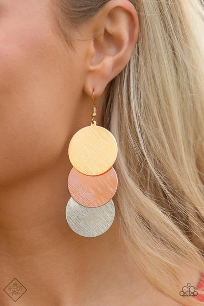 Paparazzi Stop and Reflect Necklace & Dream Sheen Earrings Multi