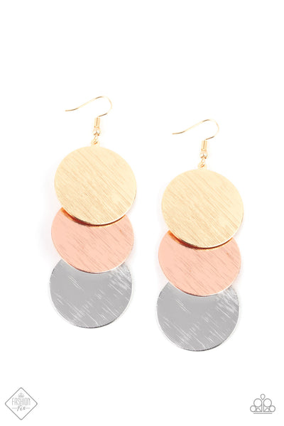Paparazzi Stop and Reflect Necklace & Dream Sheen Earrings Multi