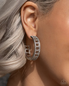 Paparazzi Bridging Brilliance Hoop Earrings