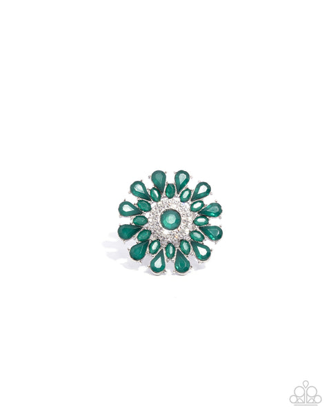 Paparazzi Steady Shimmer Green Ring