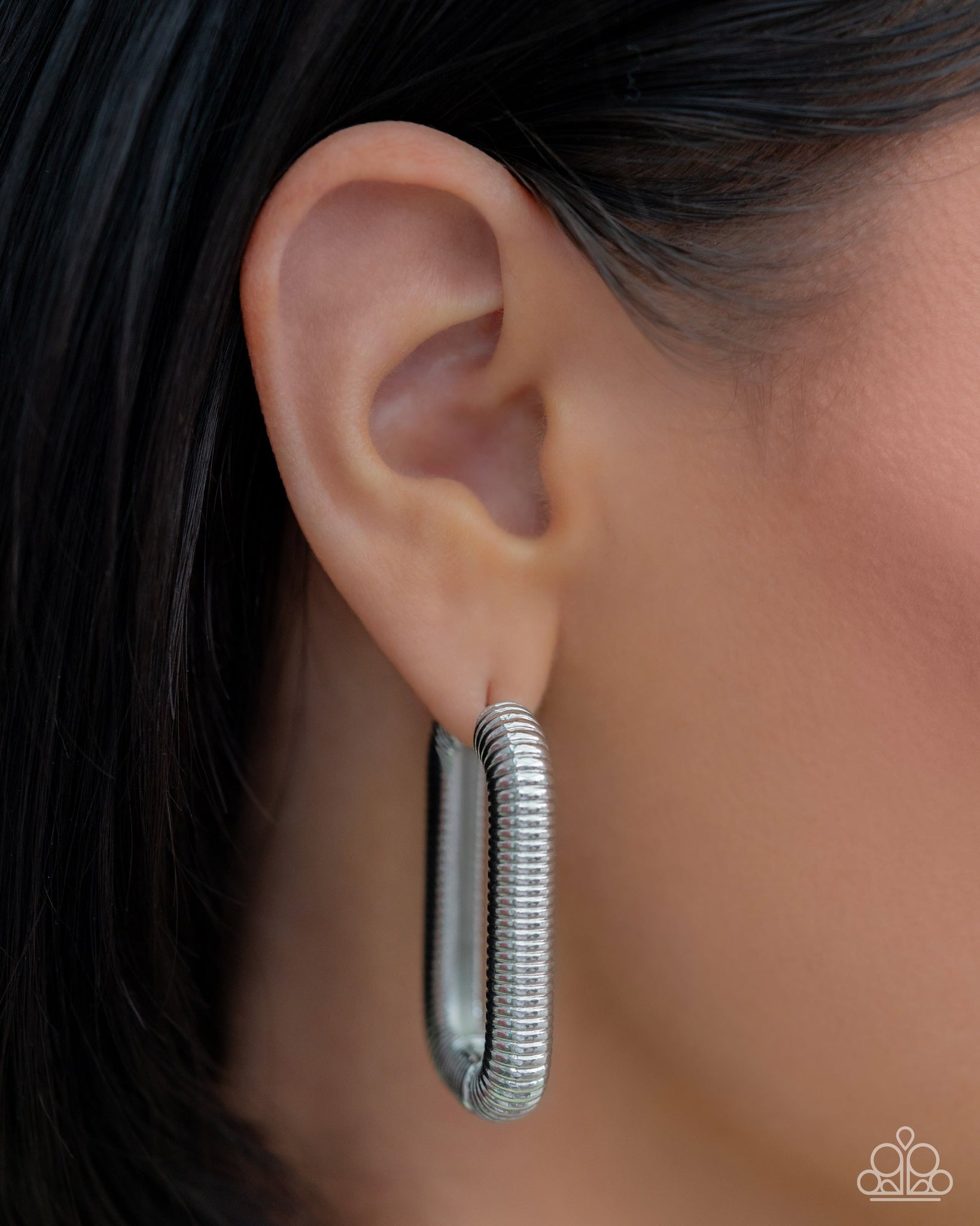 Paparazzi Spiral Supply Silver Earrings