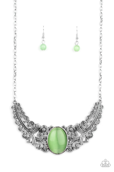 Paparazzi Celestial Eden - Green Necklace