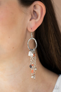 Paparazzi Charm School Orange Earrings