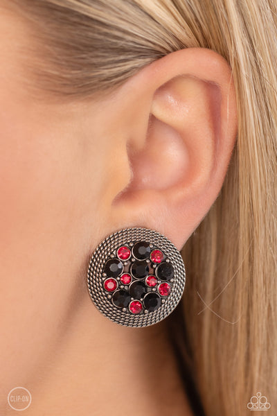 Paparazzi Stellar Status - Multi Clip on Earrings