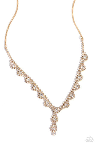 Paparazzi Executive Embellishment Gold Necklace