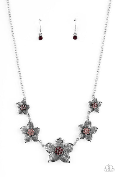 Paparazzi Wallflower Wonderland - Purple Necklace