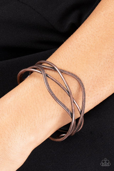 Paparazzi Fierce Fusion - Copper Cuff Bracelet