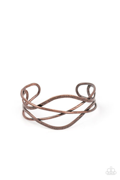 Paparazzi Fierce Fusion - Copper Cuff Bracelet