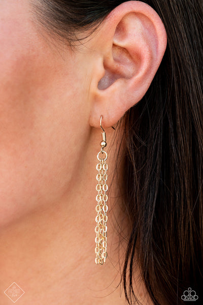 Paparazzi Sunburst Style - Gold Earrings