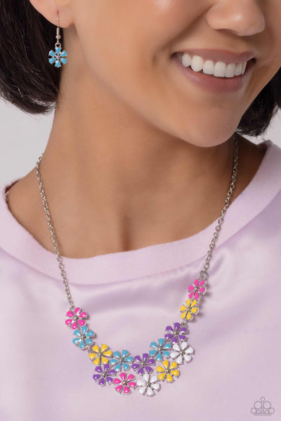 Paparazzi Floral Fever - Multi Necklace and Floral Fair - Multi Bracelet Set