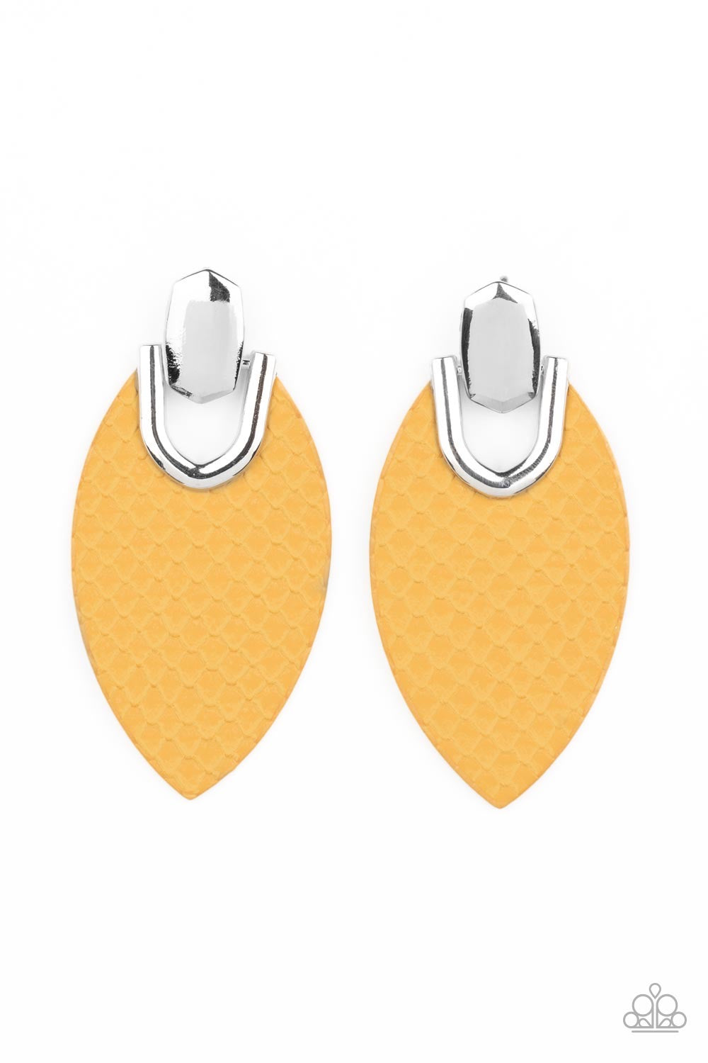 Paparazzi Wildly Workable - Yellow Earrings