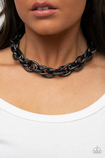 License to Chill Black Choker Necklace